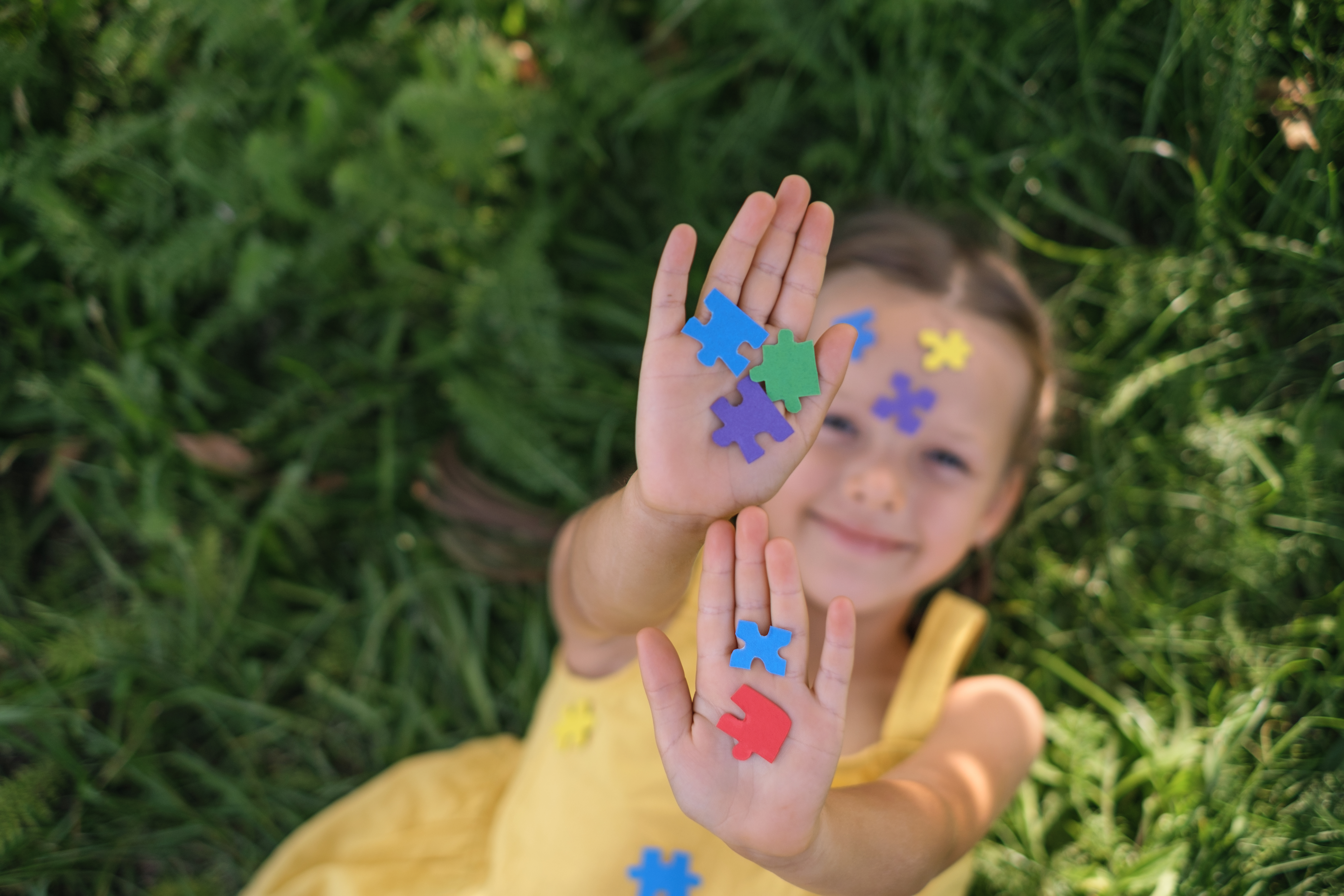 Child playing with therapeutic toys